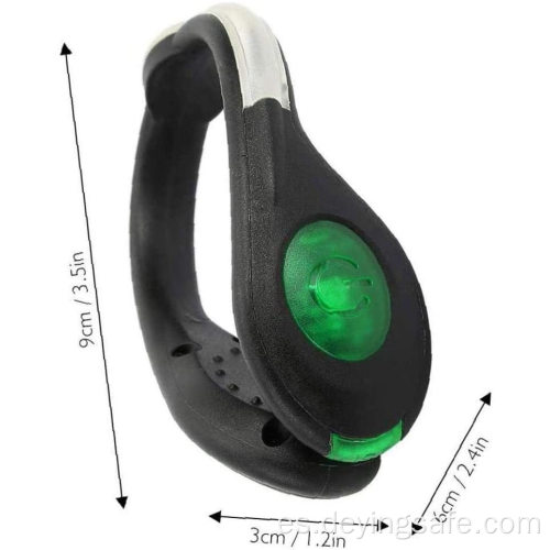 Clips LED para zapatos para correr en bicicleta